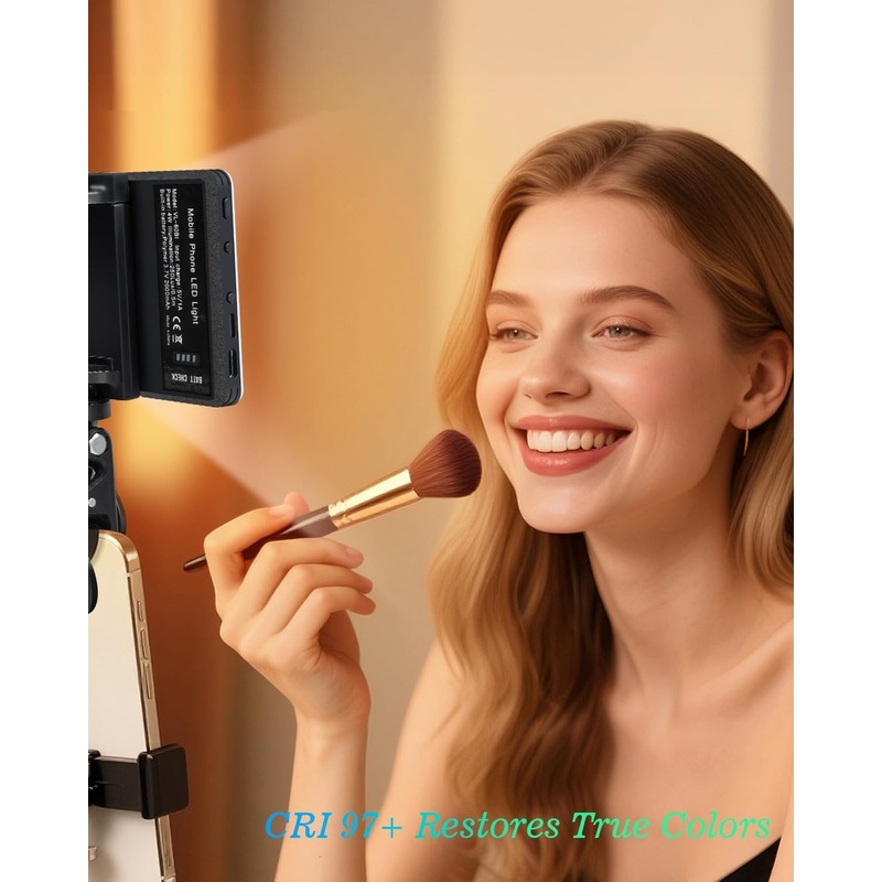 LEDポータブルクリップオン自撮りライト; ビデオ会議用照明 - Photography Lighting Description のレビューと価格