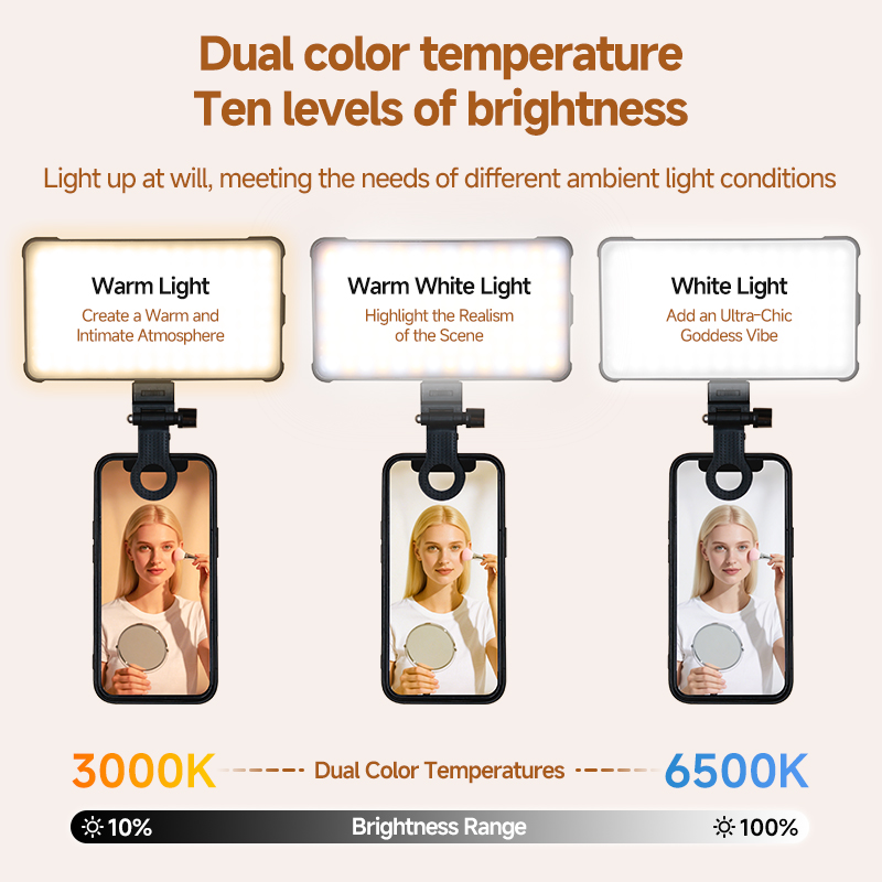 RGB LEDビデオライト、ストレートポケット撮影用照明クリ - Photography Lighting Description のレビューと価格