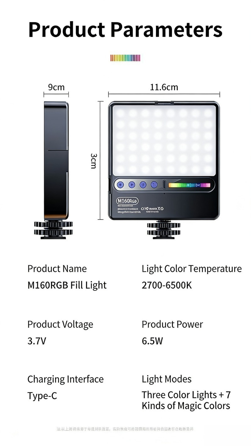 携帯用写真撮影用ポケットフィルライト フルカラーLED モバ - Photography Mobile Lighting のレビューと価格