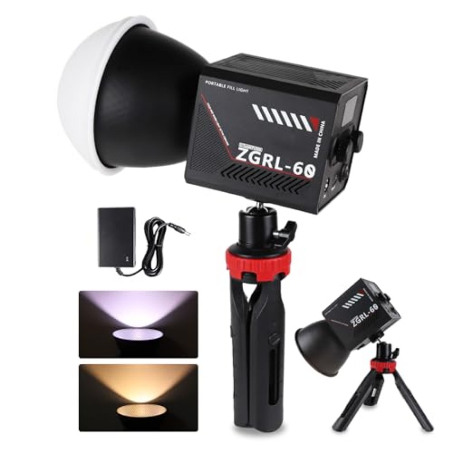 60W COB LED ビデオライト ハンドヘルド ポータブ - Photography Lighting Handheld のレビューと価格