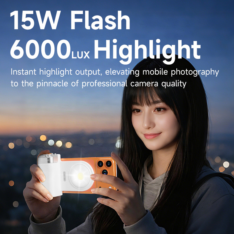 携帯電話用磁石式写真撮影用フラッシュライトハンドル。内蔵のポ - Photography Lighting Brands のレビューと価格